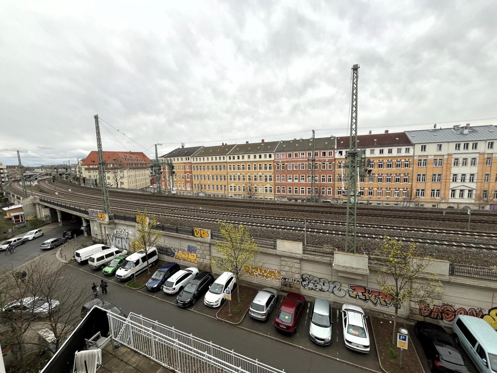 Wohnperle Neustadt - Zentral, Kostenloser Parkplatz, Lift, Klimaanlage Drážďany Exteriér fotografie